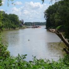 Obion River flowing to the Mississippi 2